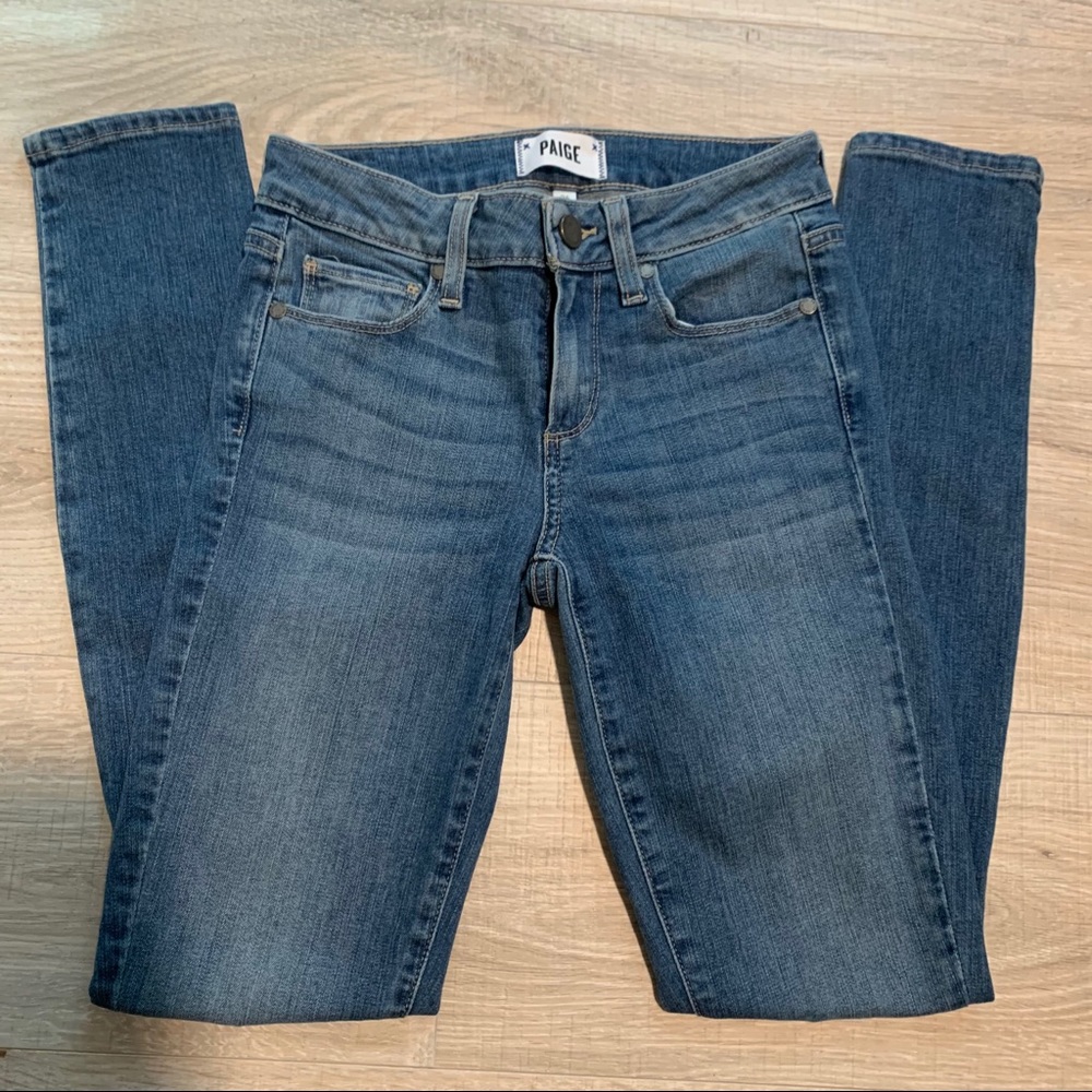 Paige Verdugo Ultra Skinny Destructed Jeans
